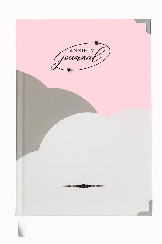 Anxiety journal, designed for women and men to help overcome anxiety, stress and depression.