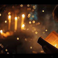 Cozy, candlelit scene of a person reading by soft light — perfect for winding down digitally and mentally.