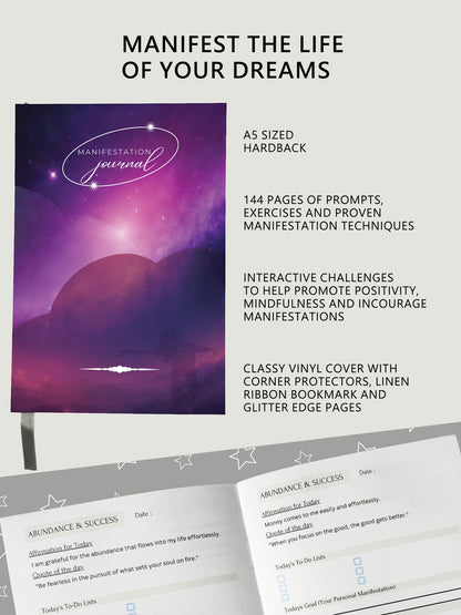 Details of the journal. Manifest the life of your dreams
