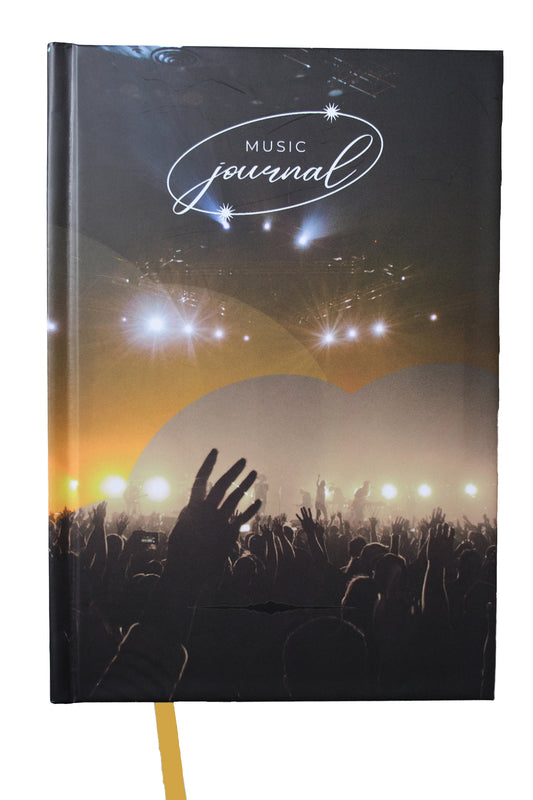 Front cover of the selfcare Music Journal