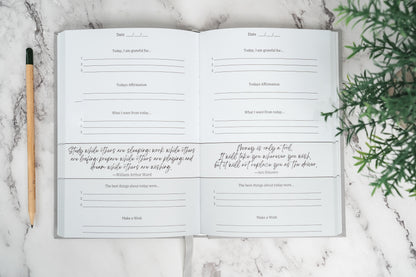 Inside the positivity journal - Daily affirmations and gratitude